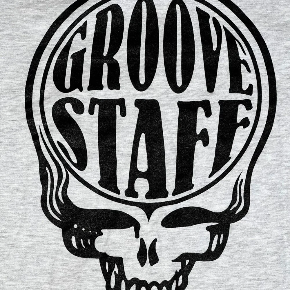 Vintage 90s Y2K Groove Staff Stealie Shirt - Picture 3 of 4